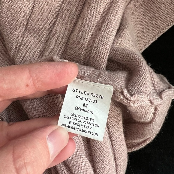 Women's Pink Cartigan - Picture 6 of 6